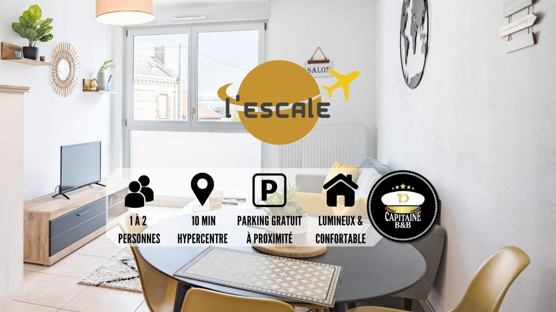 트루아 L'Escale - Lumiere Et Confort - Prox. Hypercentre 아파트 외부 사진